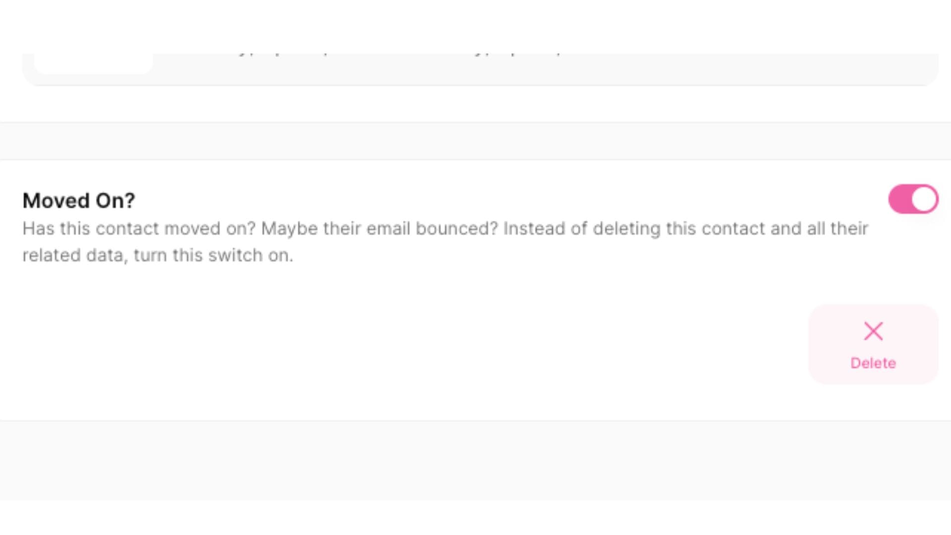 Handling Contacts No Longer Associated With a Company